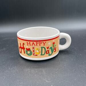 Happy Holidays Soup Mug MTY International Co., LTD